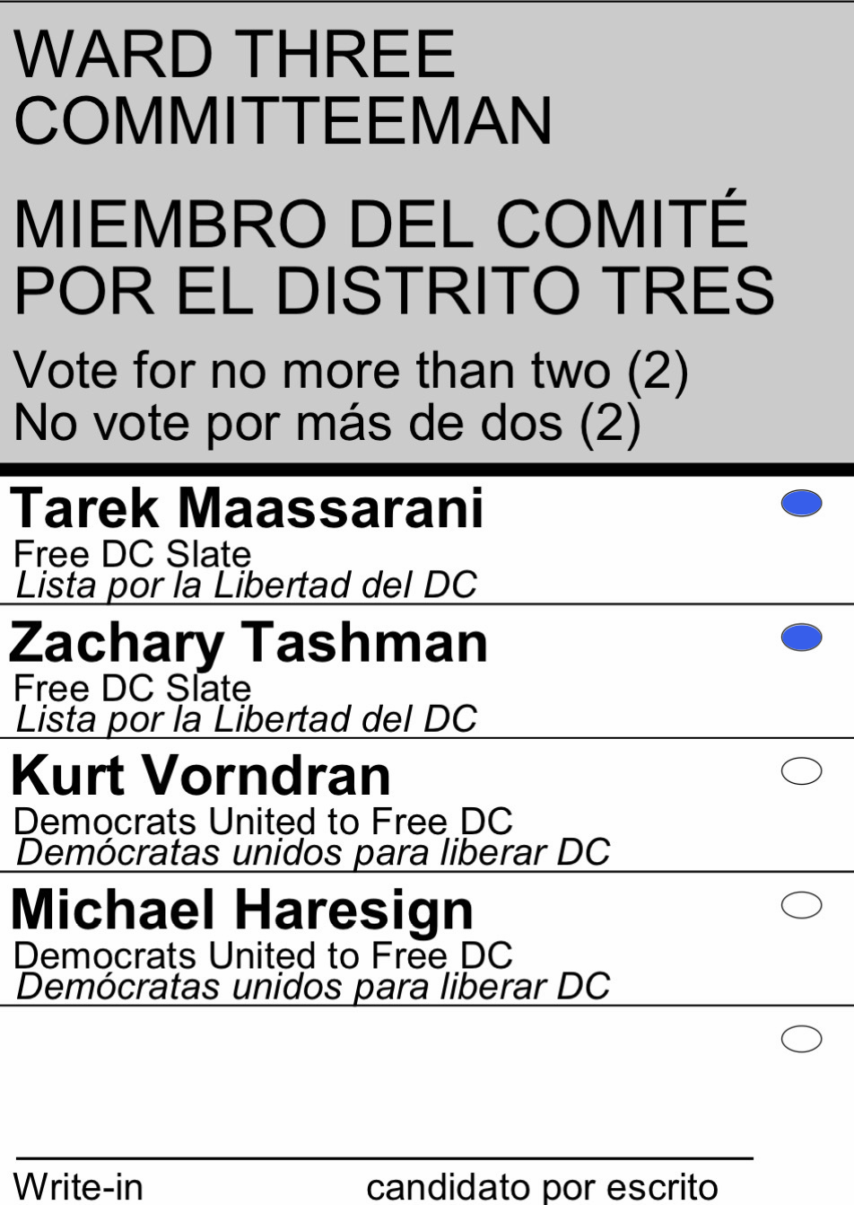 Ward 3 Committeeman