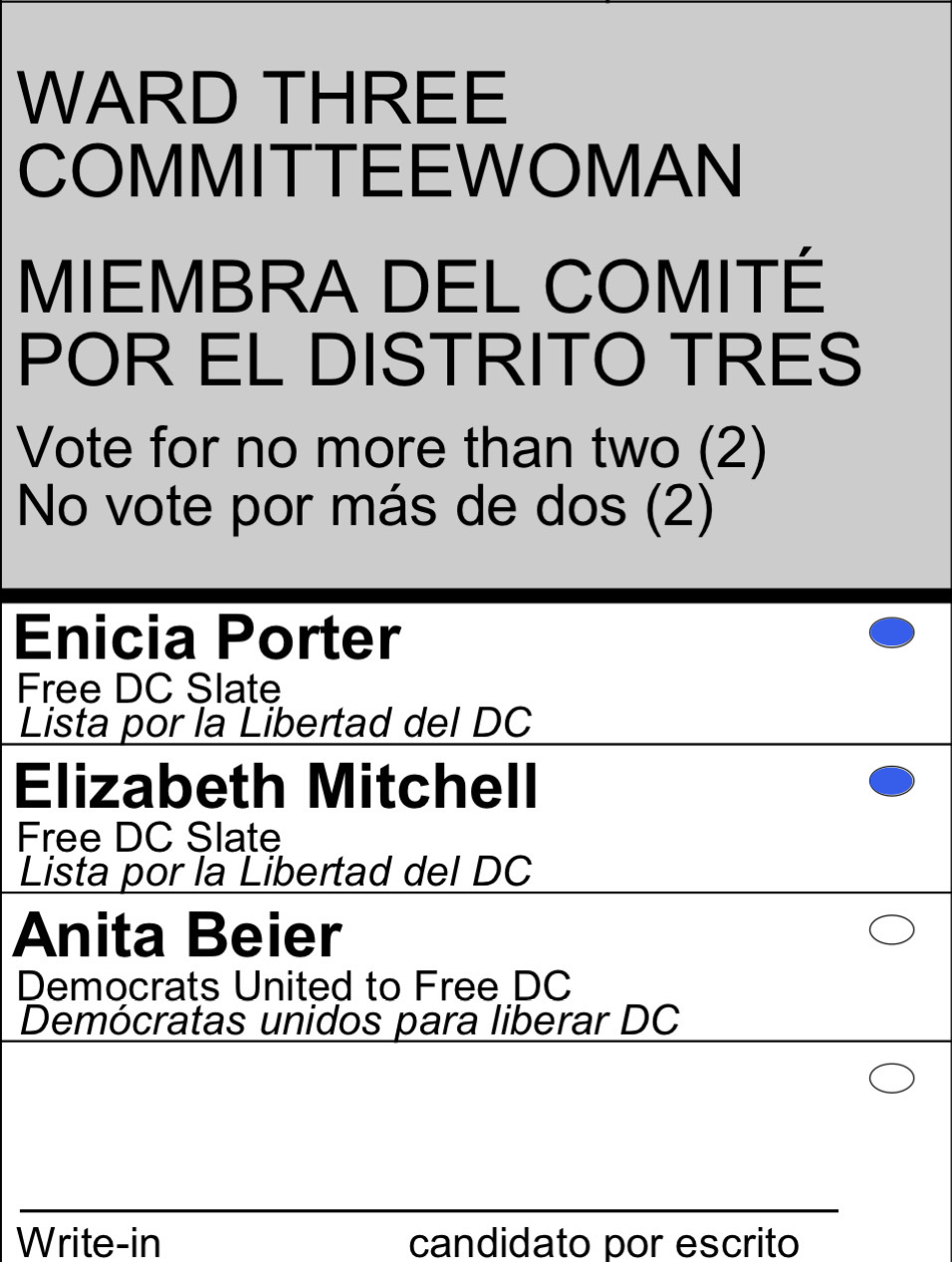 Ward 3 Committeewoman
