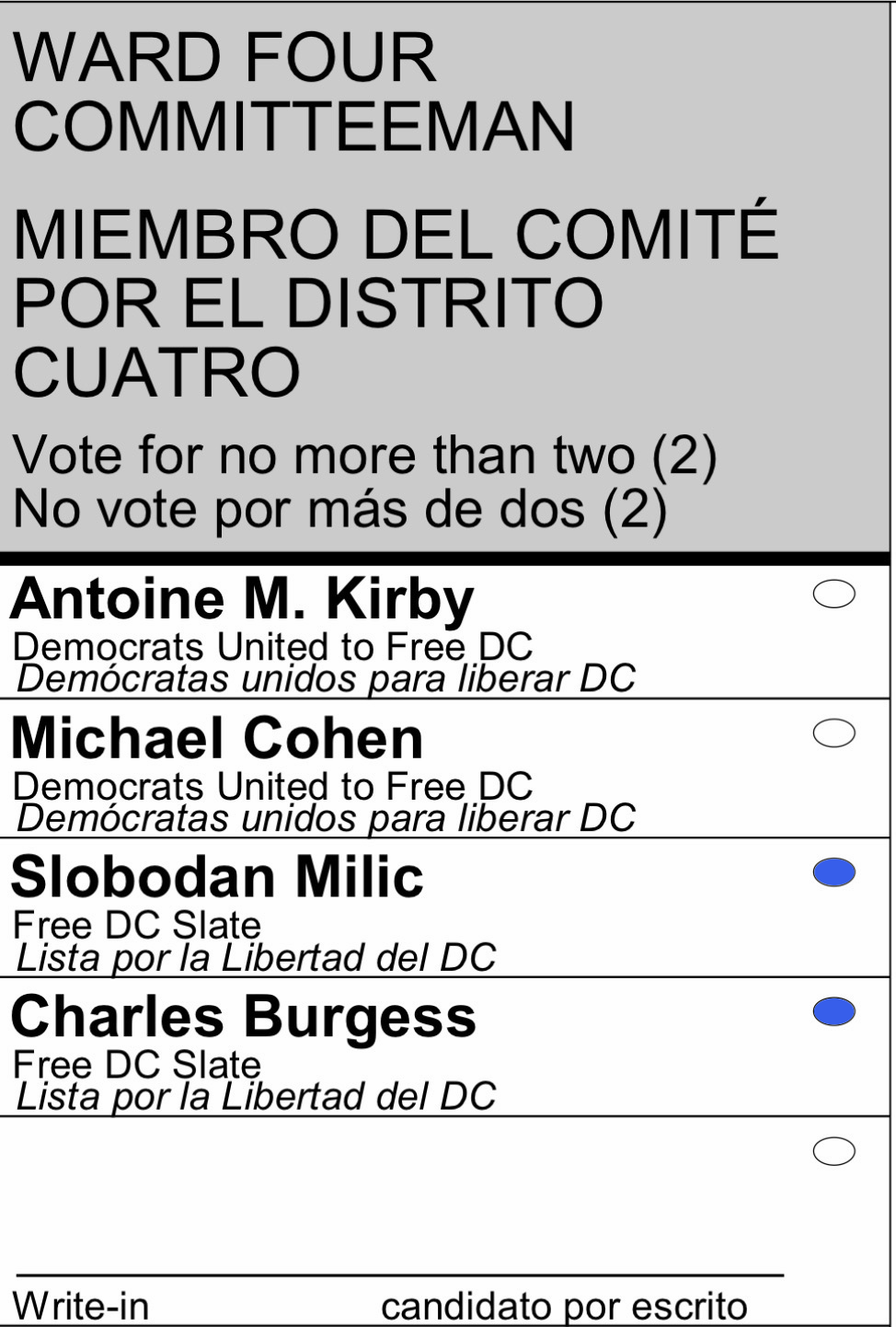 Ward 4 Committeeman