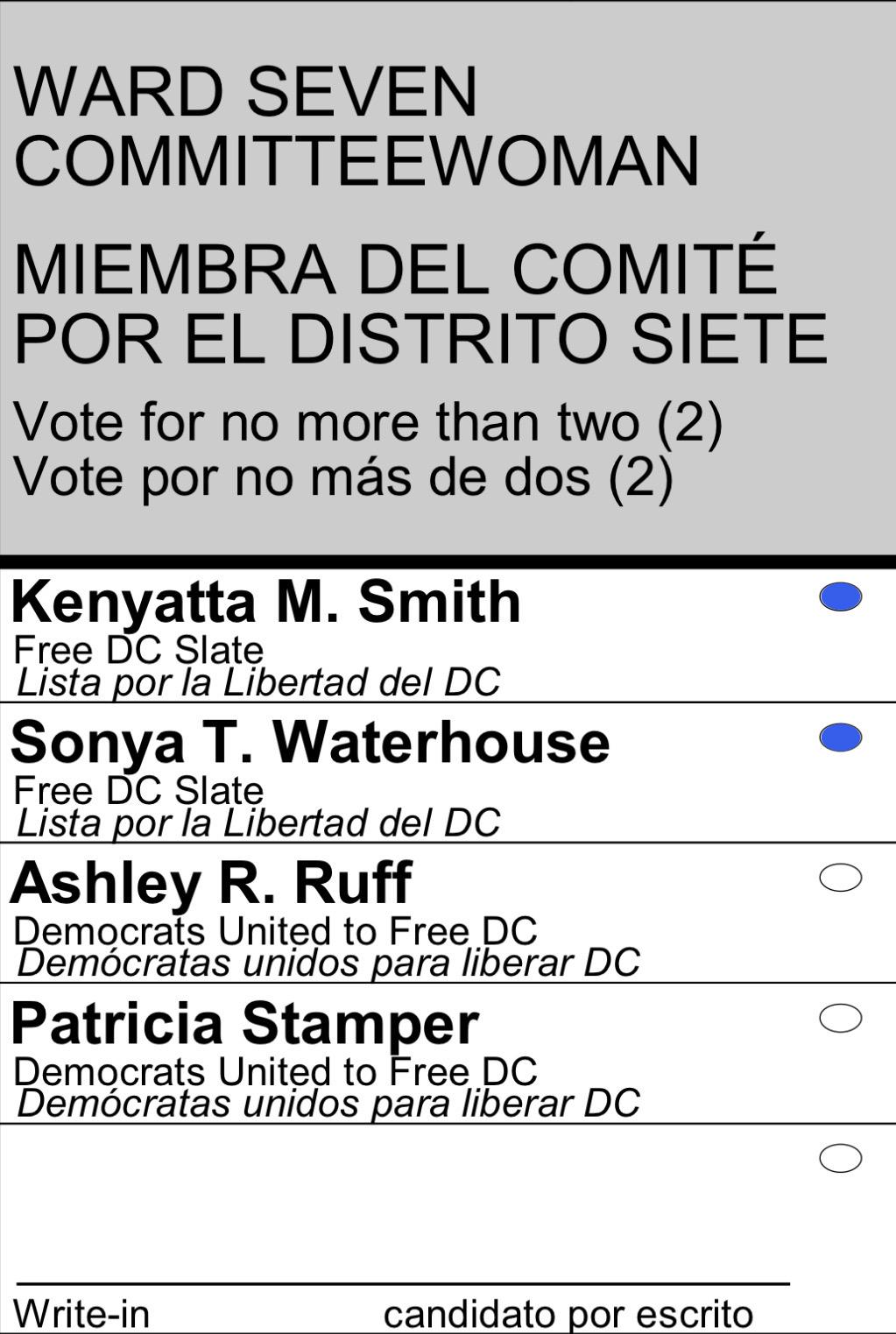 Ward 7 Committeewoman